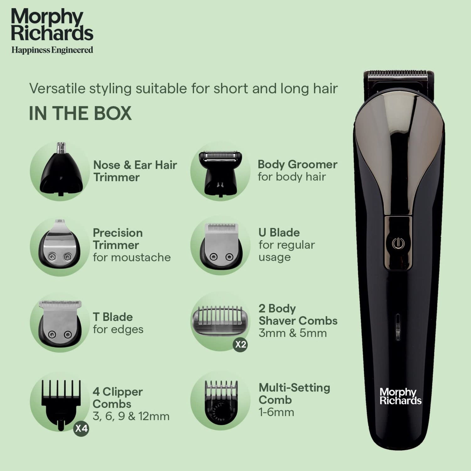 Morphy Richards Kingsman Pro 12 in 1 Body Grommer