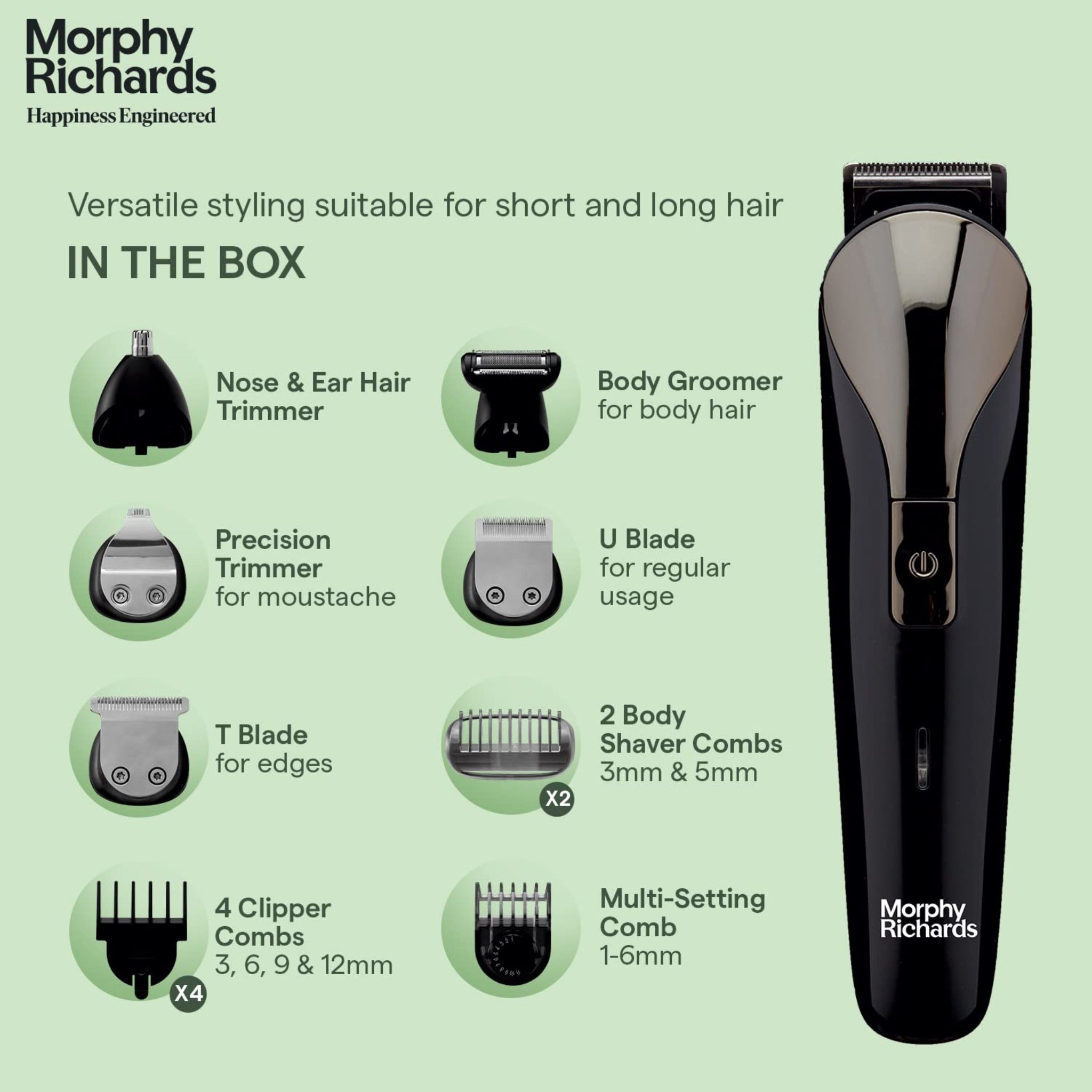 Morphy Richards Kingsman Pro 12 in 1 Body Grommer