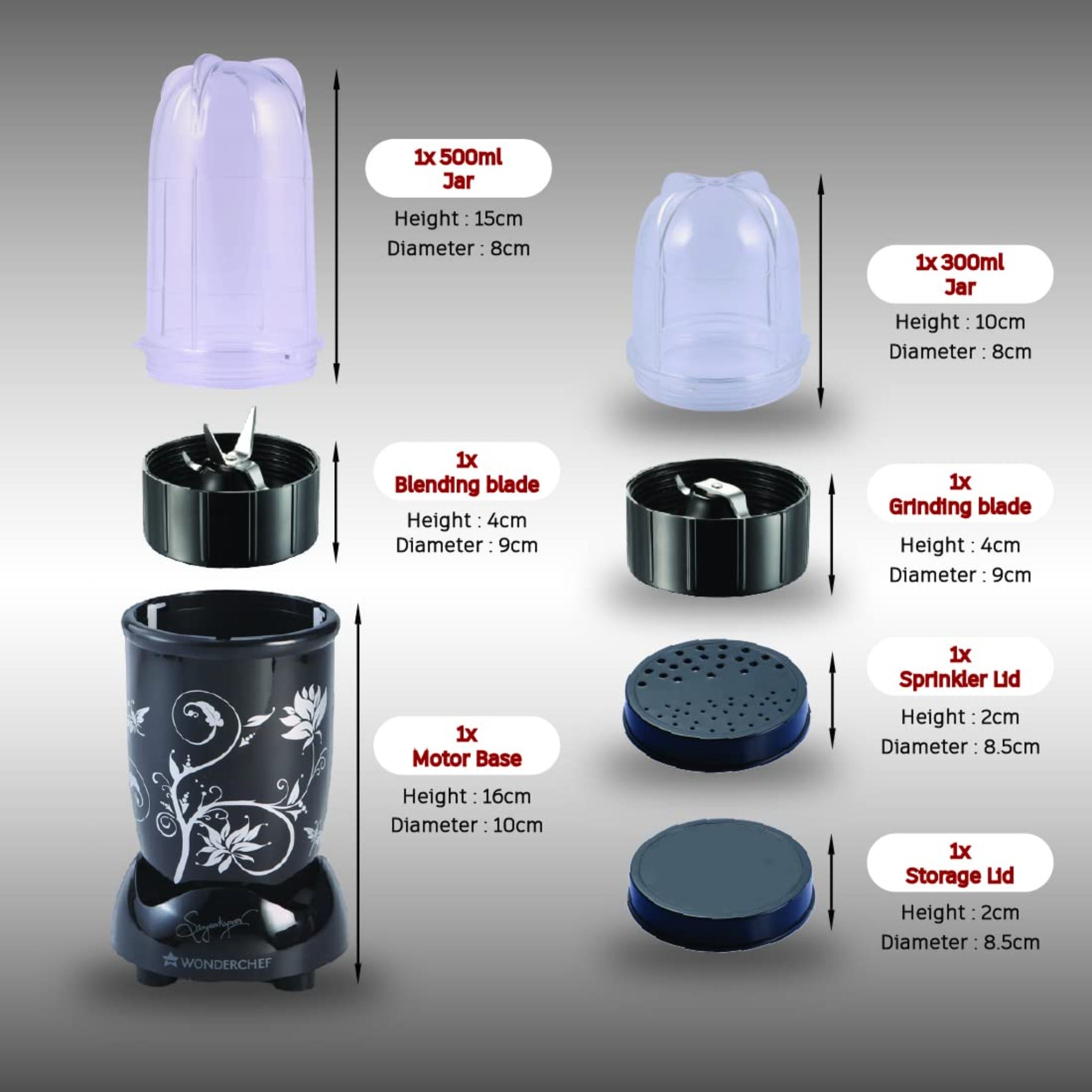 Nutriblend Black 2 Jar