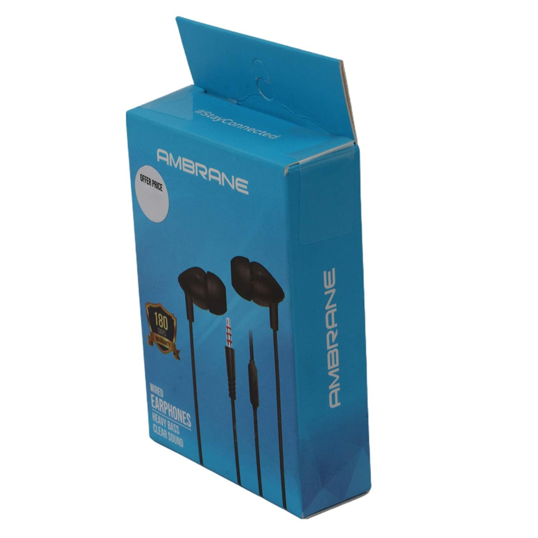 Ambrane Wired Earphone with superior sound Quality - String 47