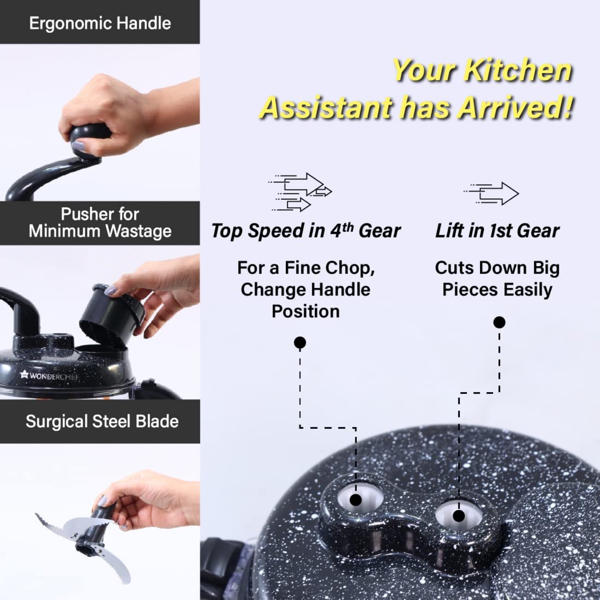 Turbo Chopper 6-In-1 Dual-Speed Food Processor