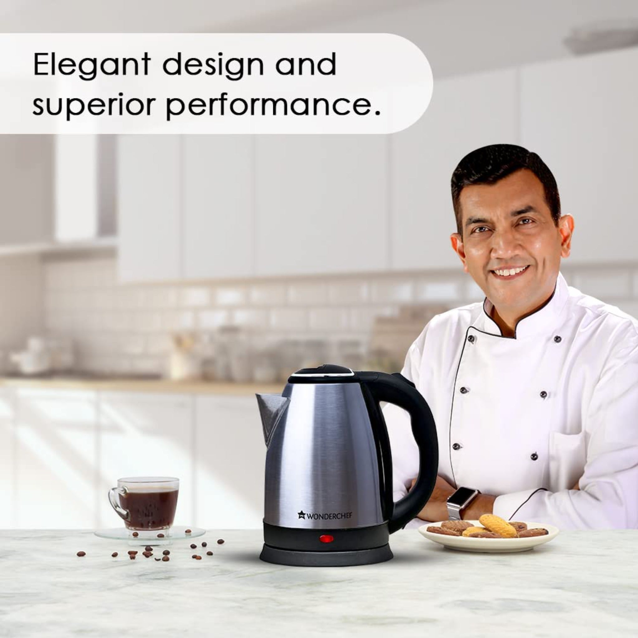 Wonderchef Crescent Electric Kettle 1.8 L