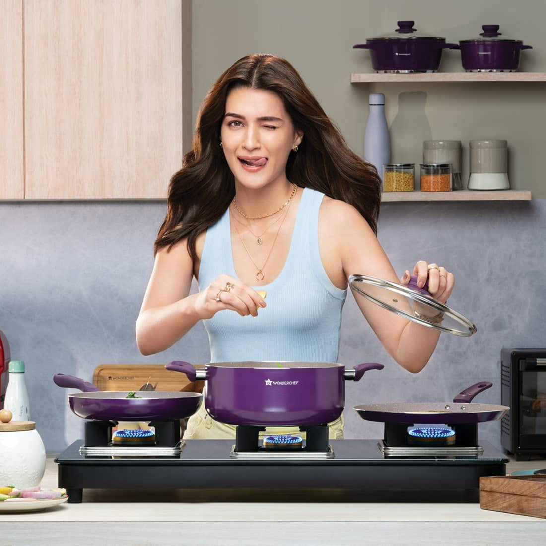 Royal Velvet Set Purple