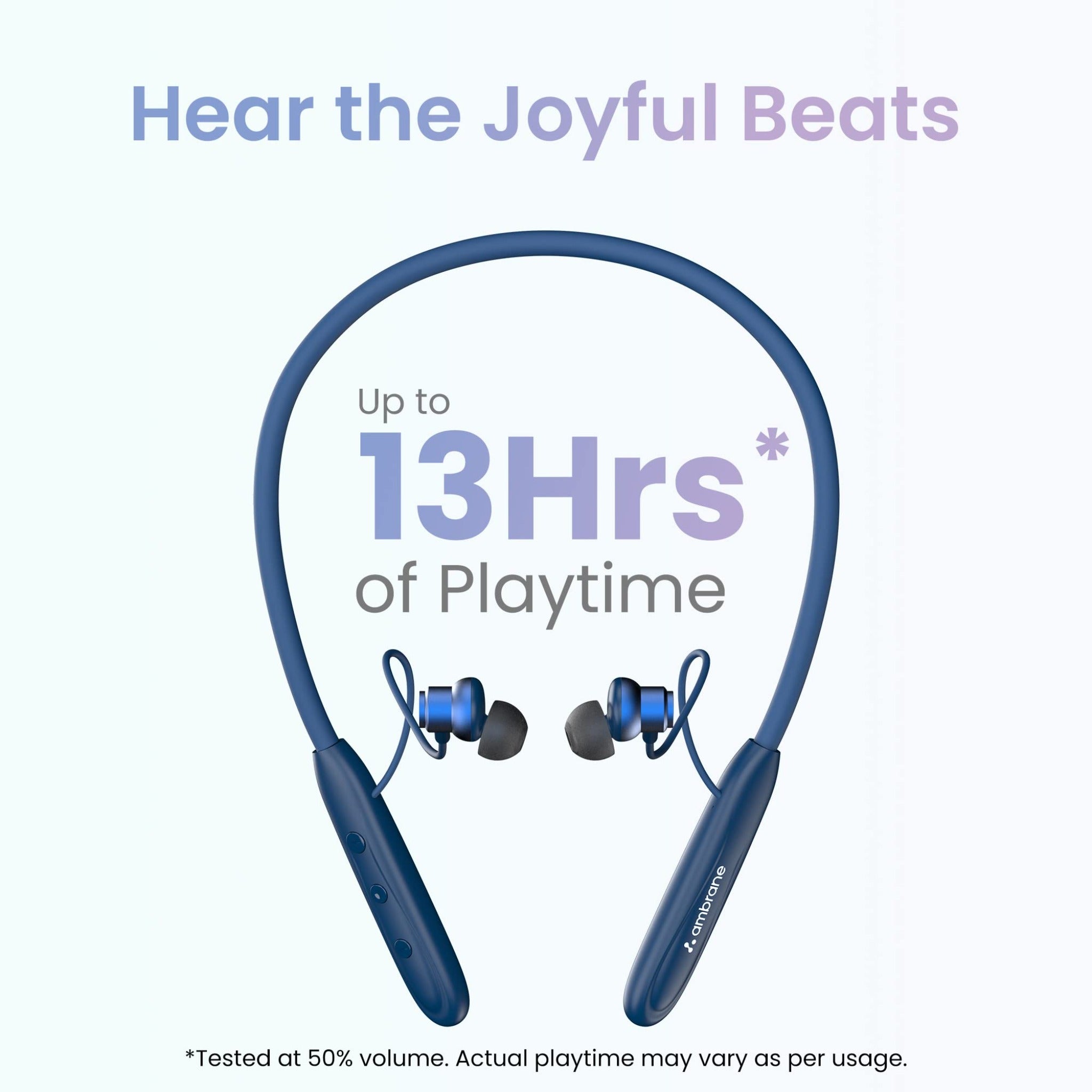 Ambrane Bluetooth Headset with Mic - ANB33 Pro