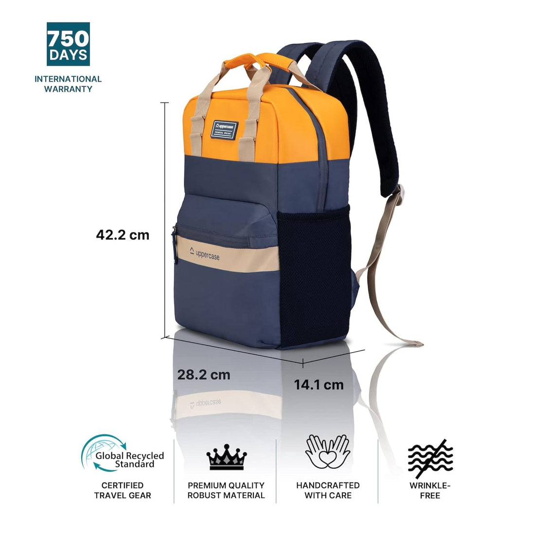 Uppercase Vegan Leather bagpack