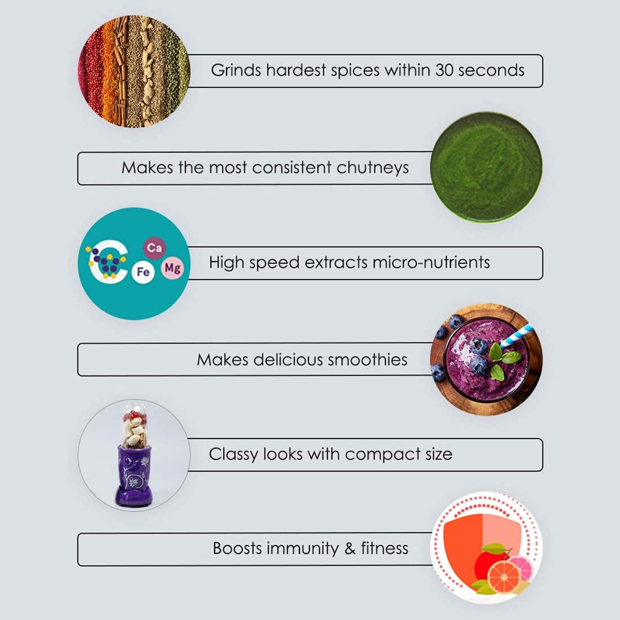 Nutri Blend Purple 3 Jar