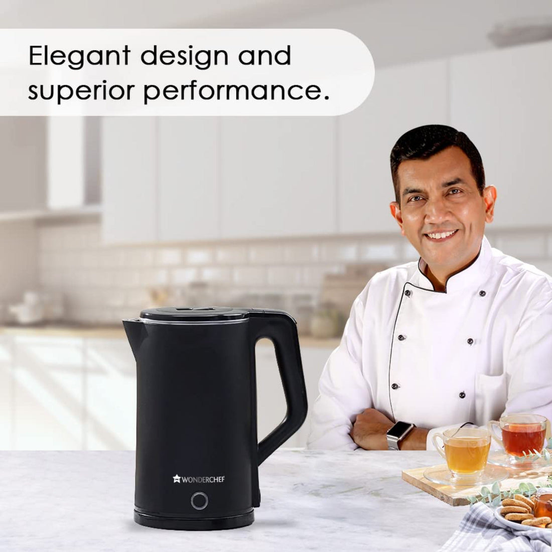 Wonderchef Electric Kettle Cool Touch 1.8 Ltr