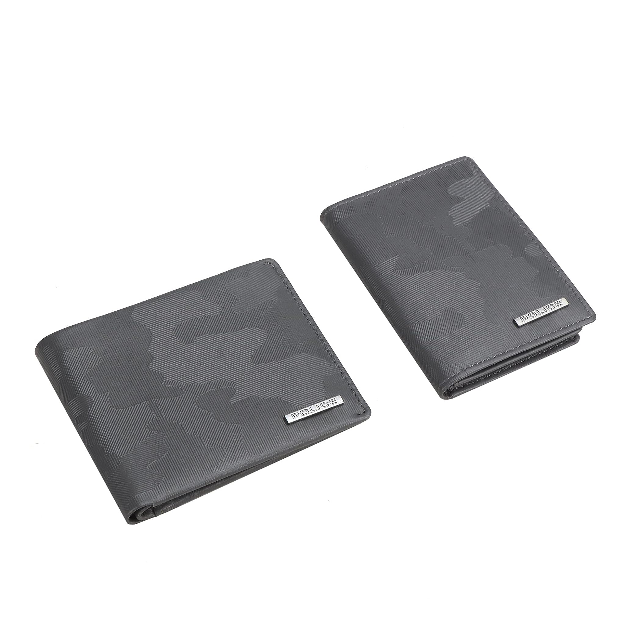 Police Gift Set Of Wallet+ Credit Card Case