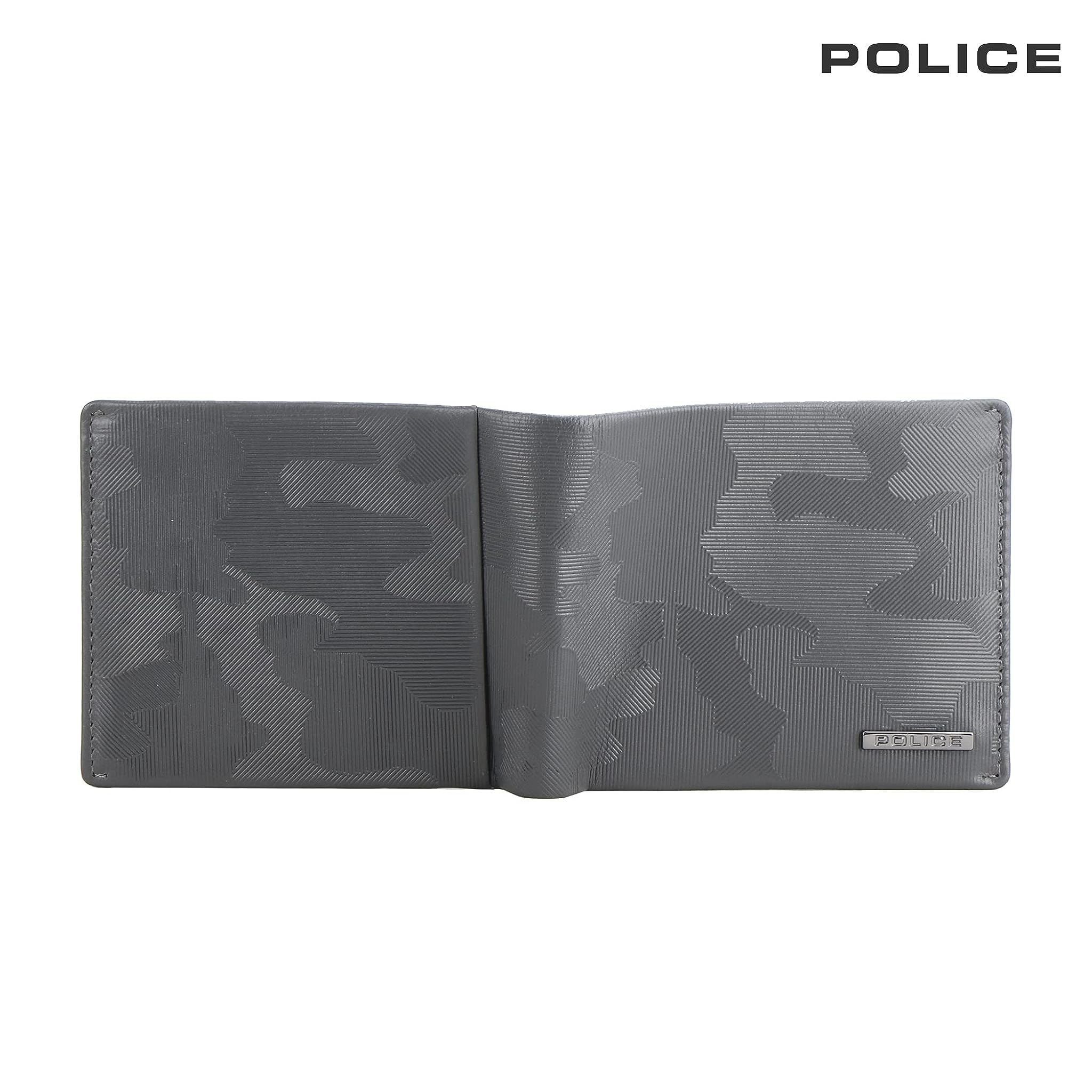 Police Gift Set Of Wallet+ Credit Card Case
