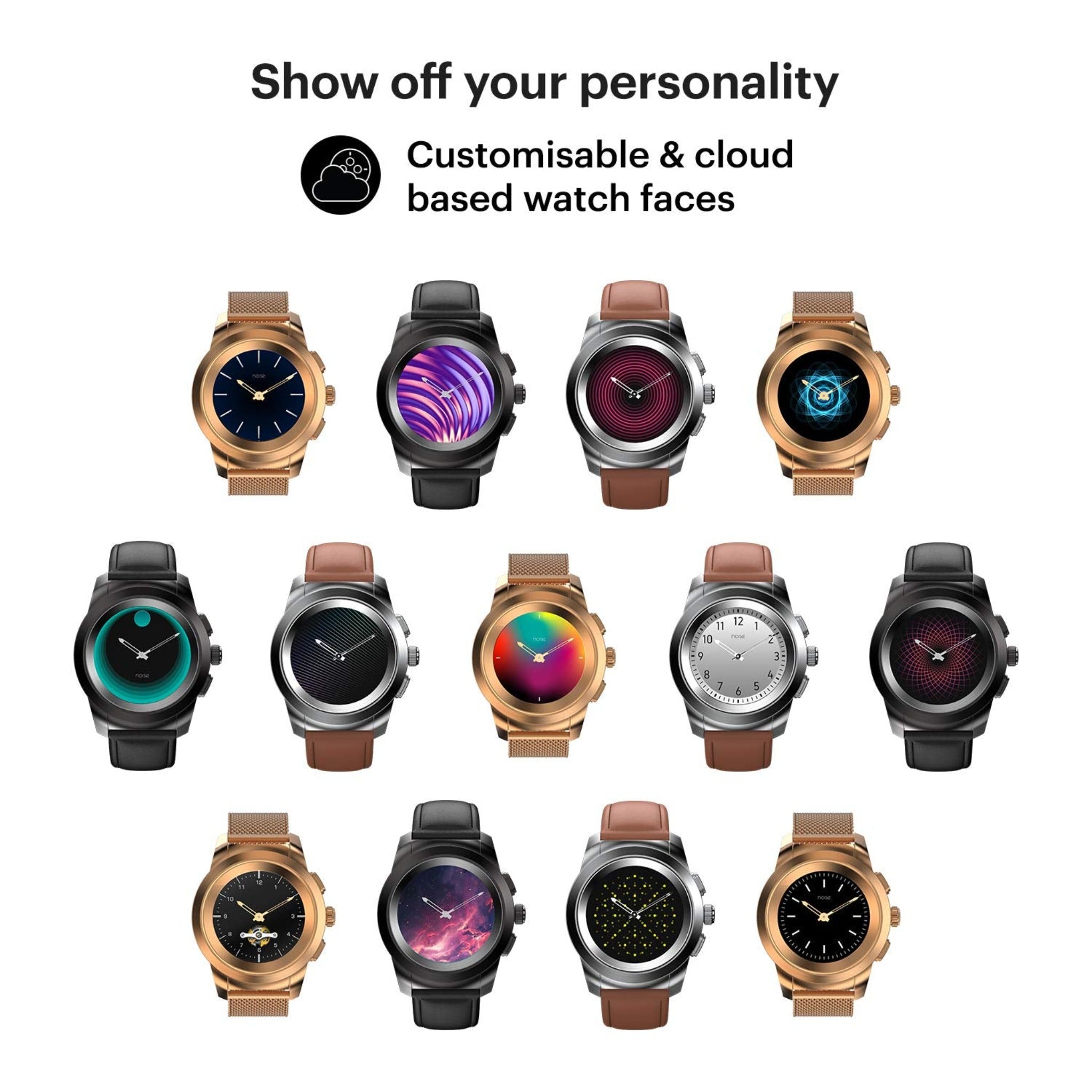 Noisefit Fusion Hybrid Smartwatch