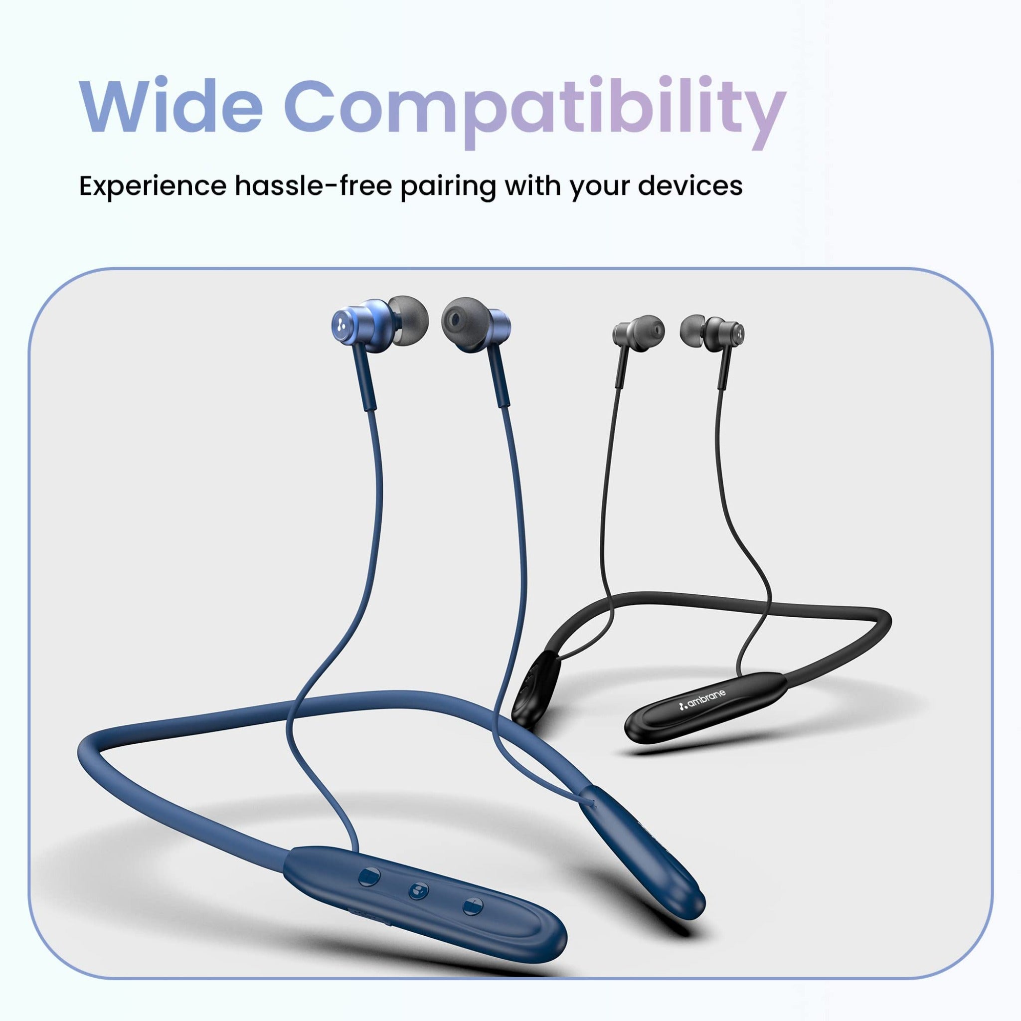 Ambrane Bluetooth Headset with Mic - ANB33 Pro