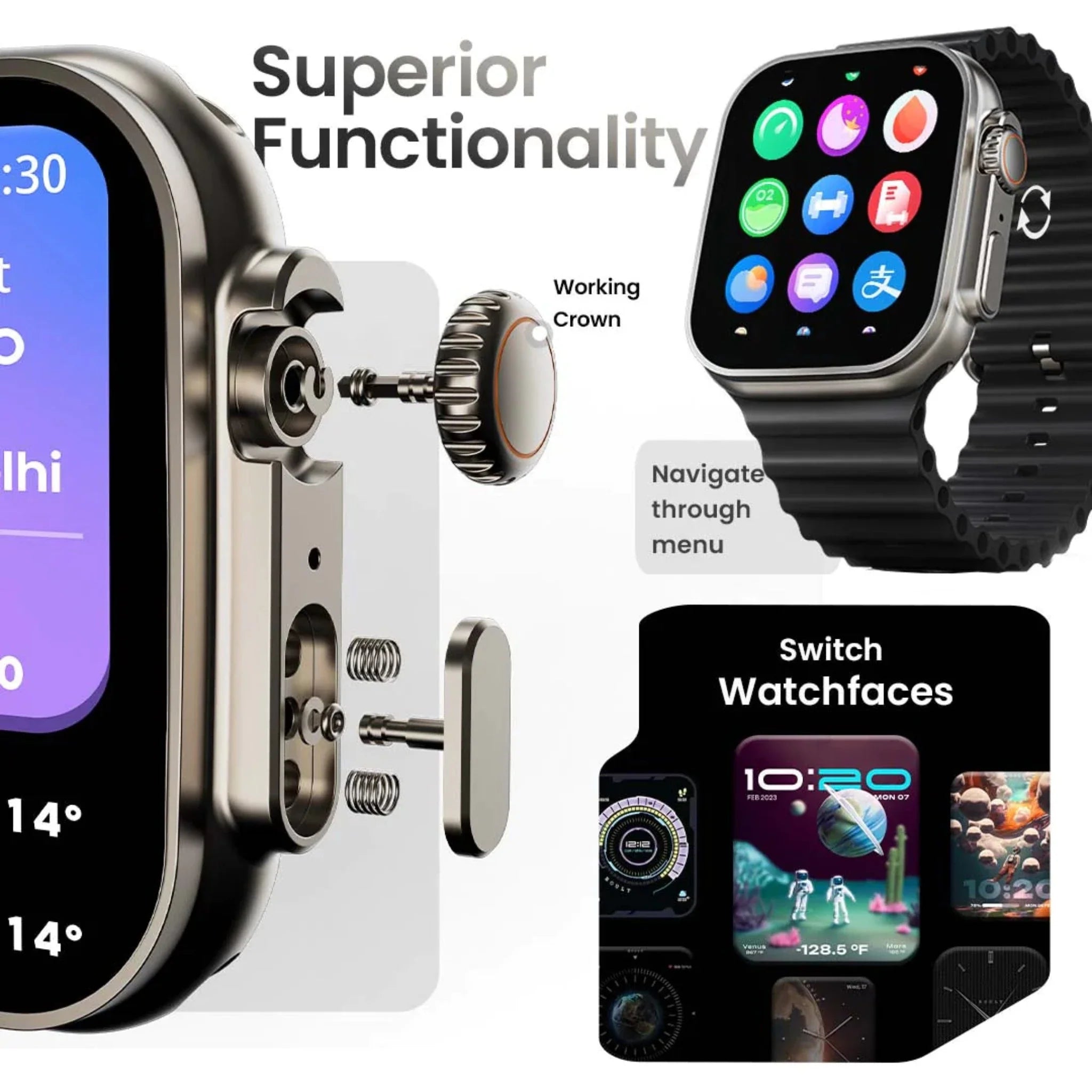 Boult Crown Smartwatch