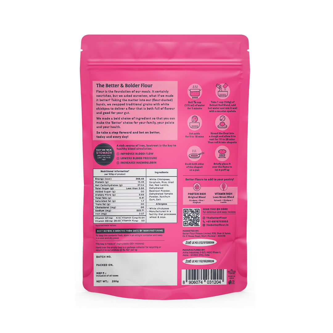 Robust Red Flour Blend 250 Gms