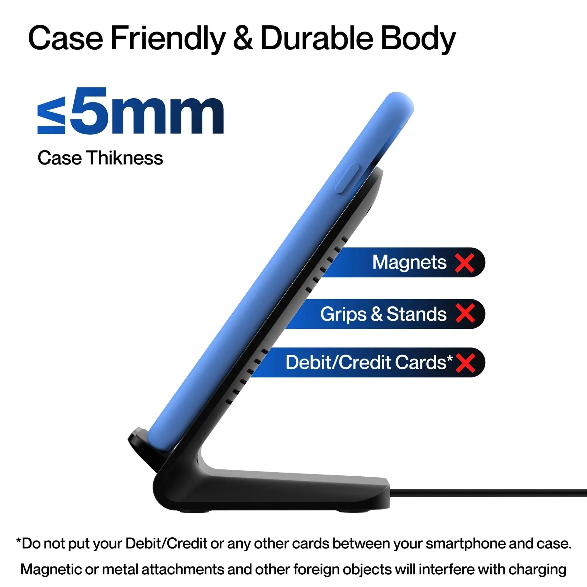 Ambrane 15W Wireless BoostedSpeed™Wireless Charger - Powerpod