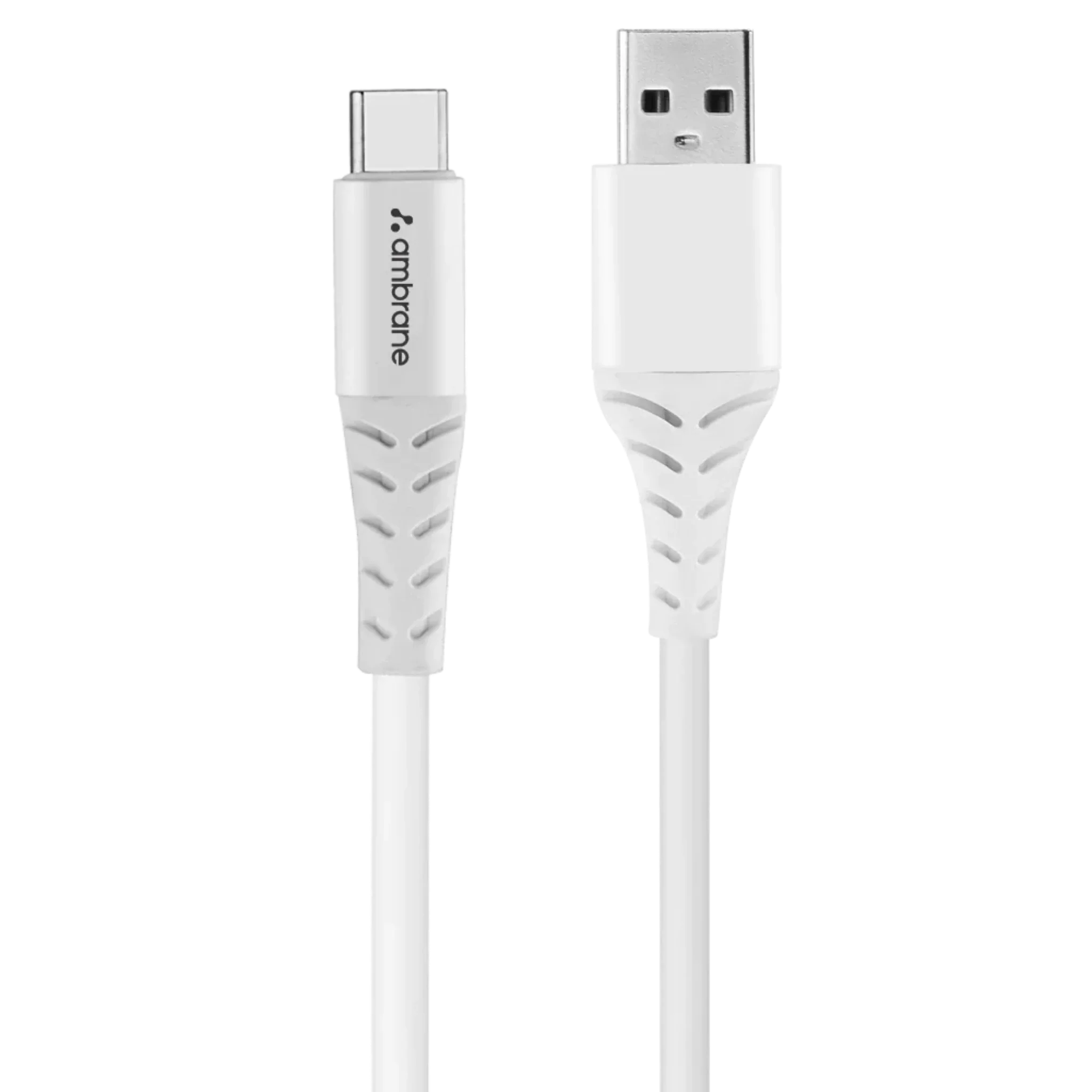 Ambrane 3 Amp Type C Cable - 1M White - ACT-11 Plus