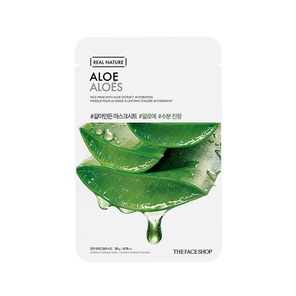 Real  Nature  Aloe  Face  Mask