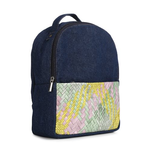 Rejean Small Demin Matted Back Pack