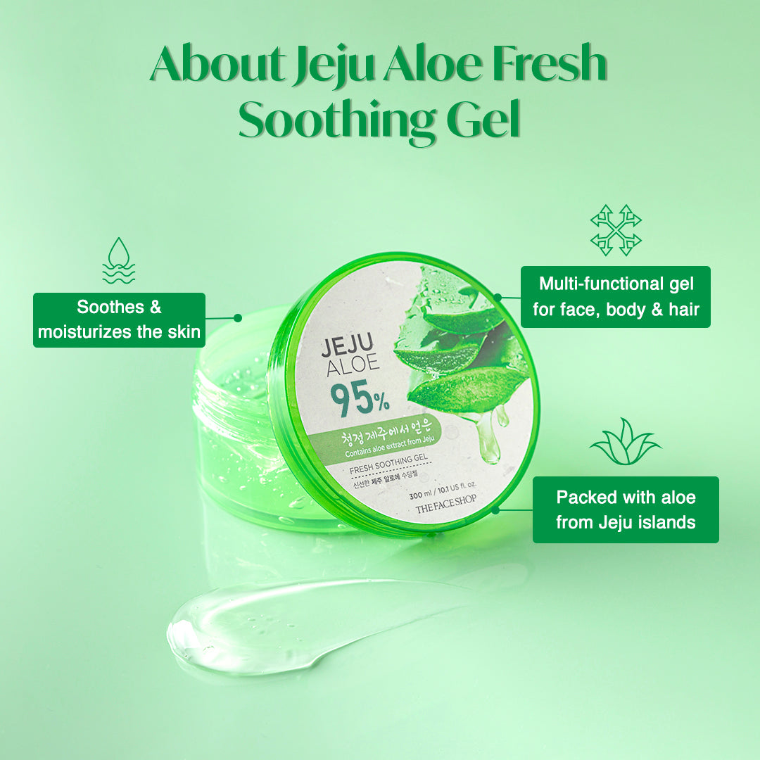 Jeju Aloe Fresh Soothing Gel 300ml