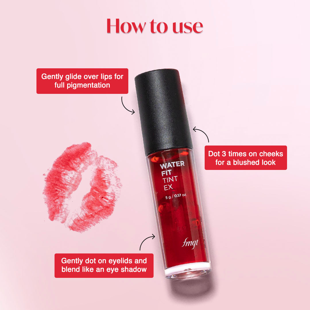 Water Fit Lip Tint - Picnic Red