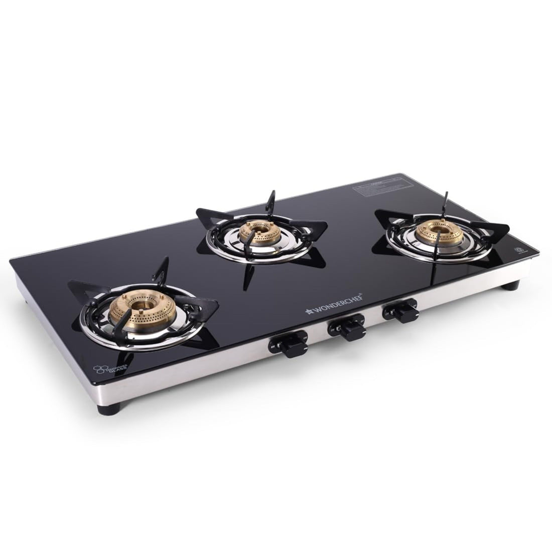 Wonderchef Duralife Slim Glass Cooktop 3 Burner