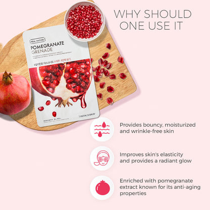 Real Nature Pomegranate Face Mask