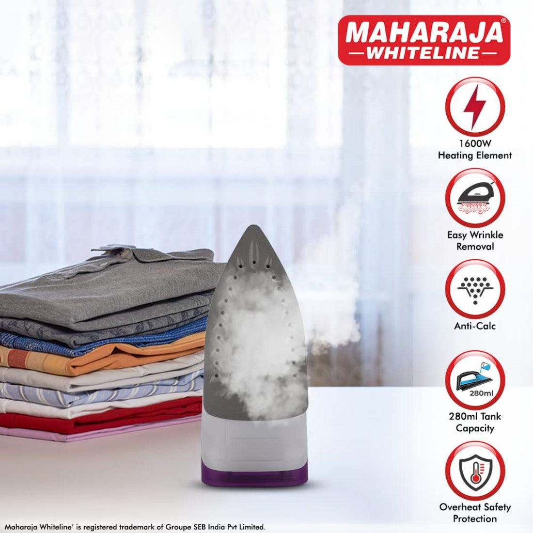 Maharaja Steam Iron Acqua Superio