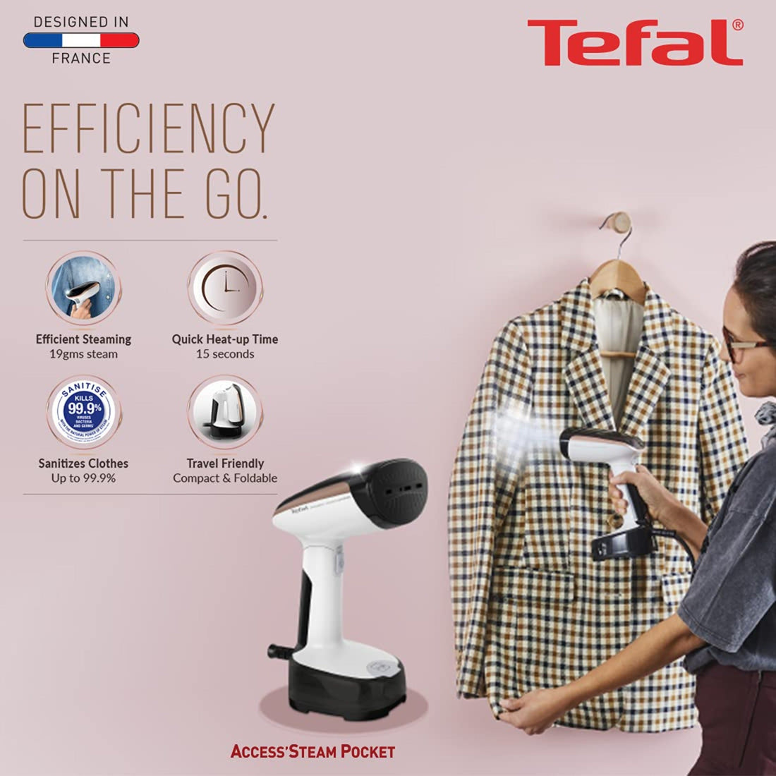 Tefal Garment Steamer Access Steam Pocket