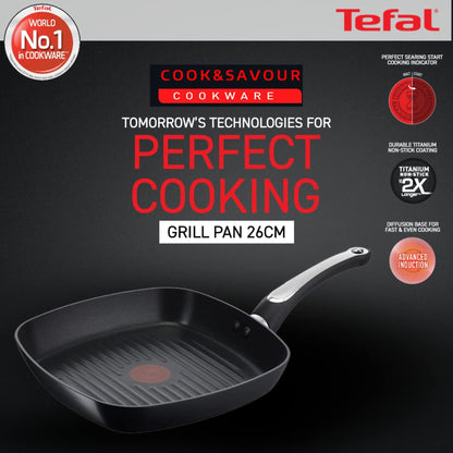 Tefal Grillpan 26 Cm Cook &amp; Savour