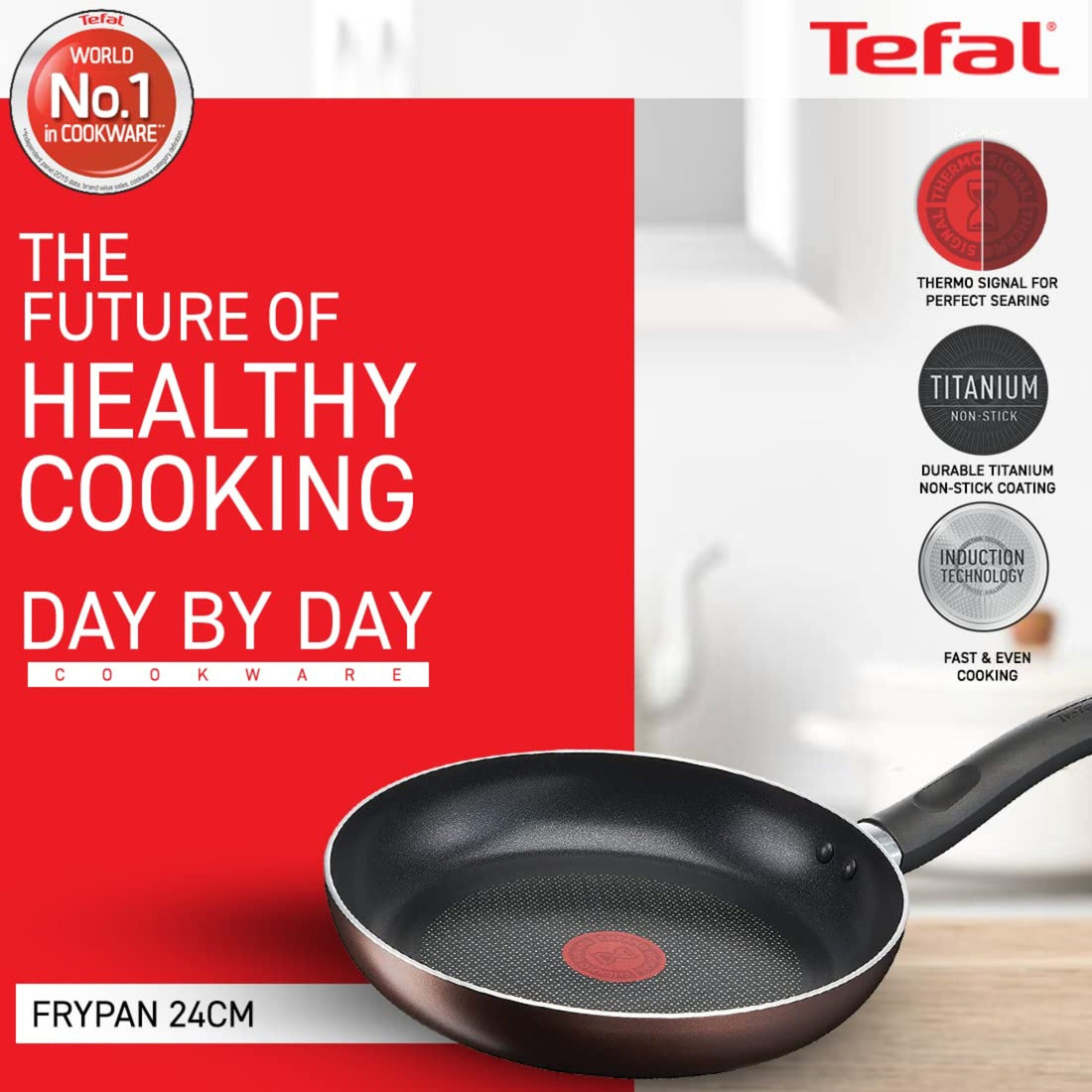 Tefal Deep Frypan 24 Cm Day By Day