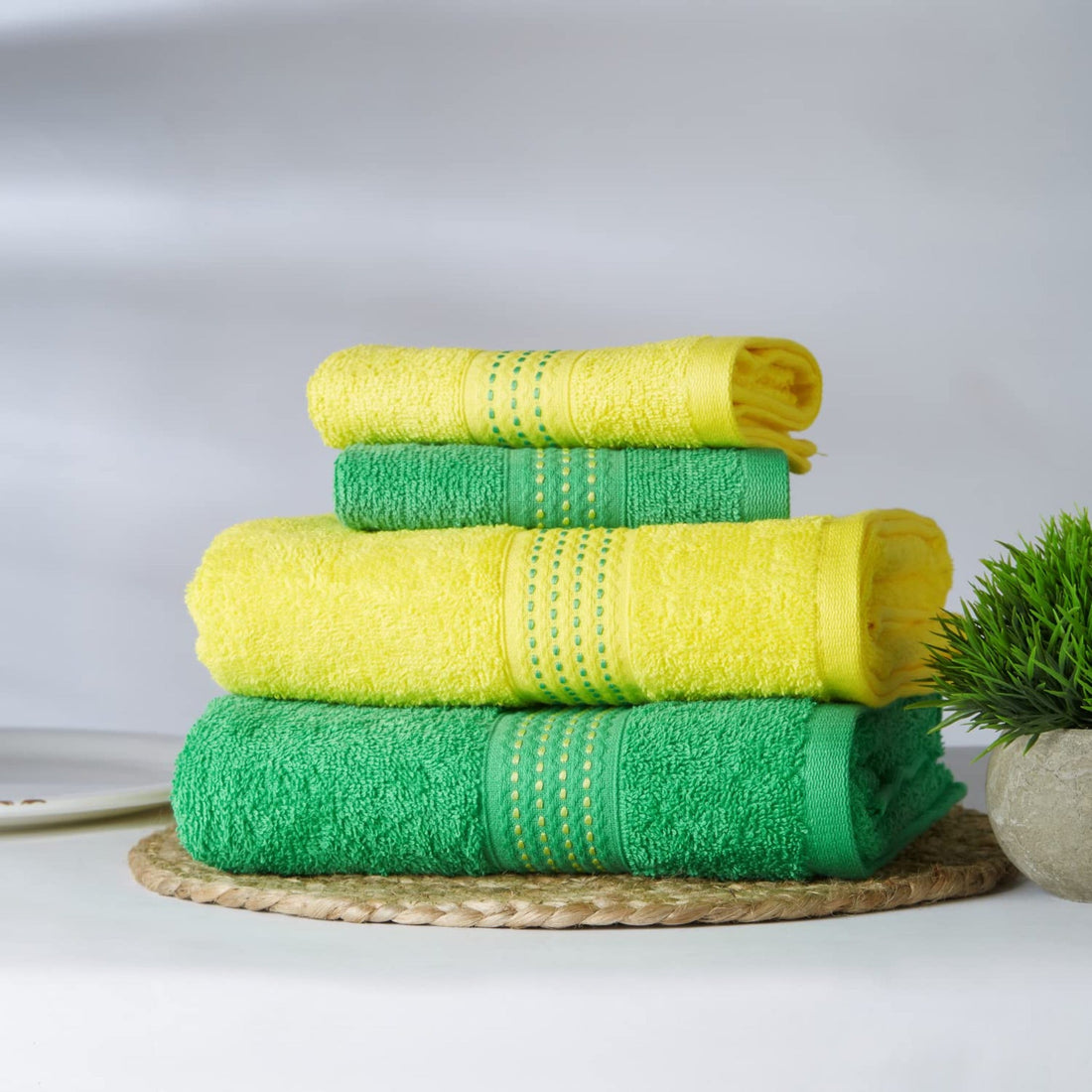 Welspun Bath Carnival Set of 4 - 380GSM