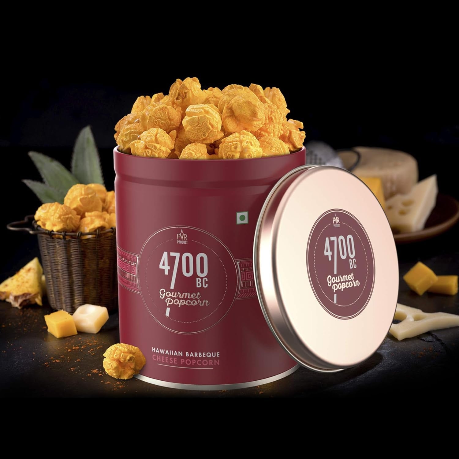 Hawaiian Barbeque Cheese Popcorn