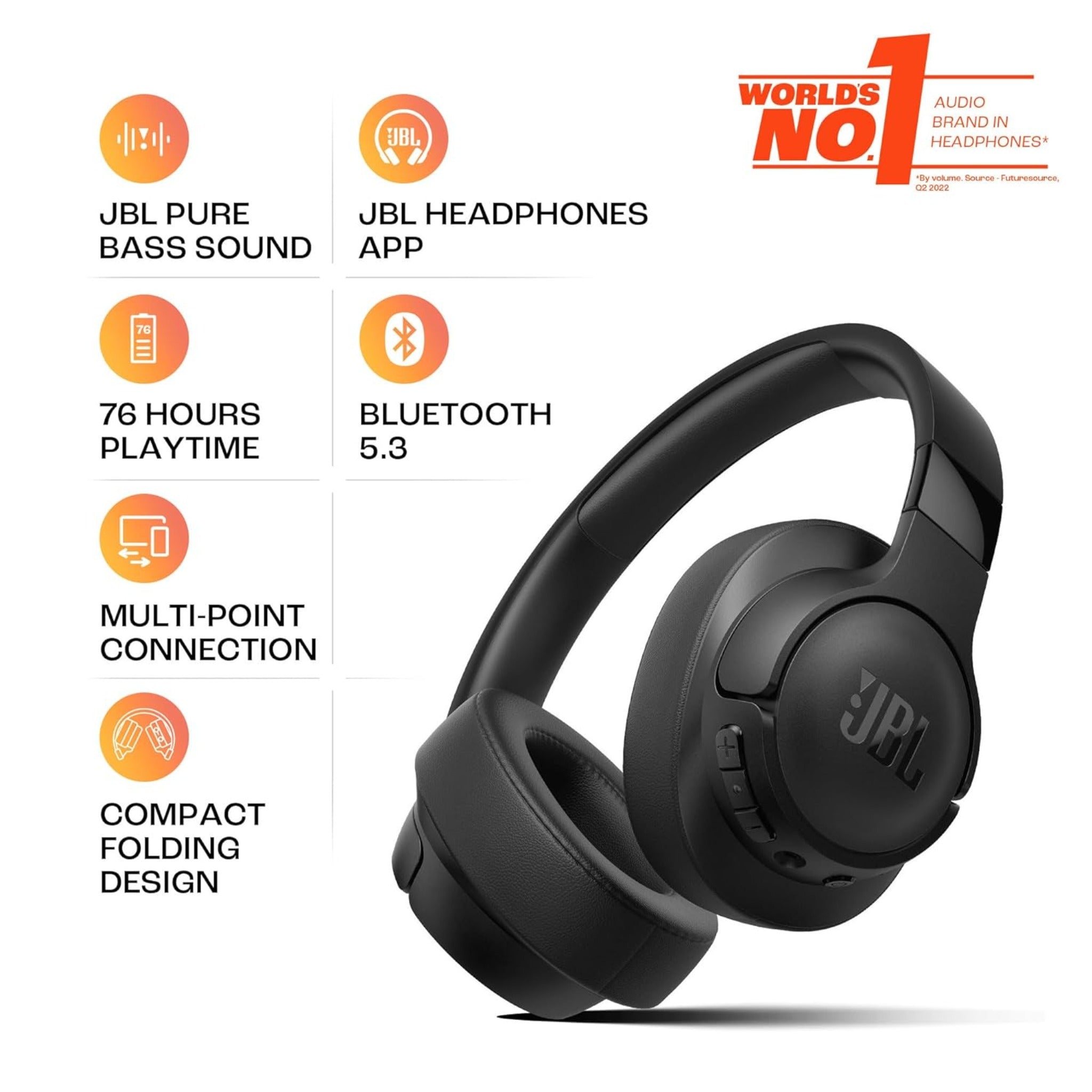 JBL Tune720BT Bluetooth Headphone