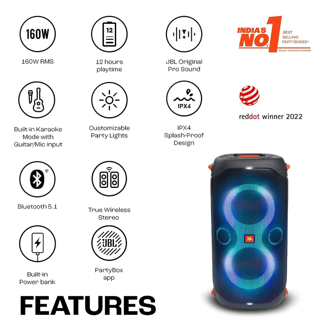 JBL PARTYBOXULT Speaker