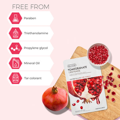 Real Nature Pomegranate Face Mask