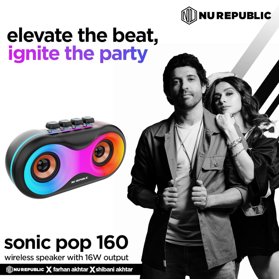 Nu Republic SonicPop 160 BT Speaker