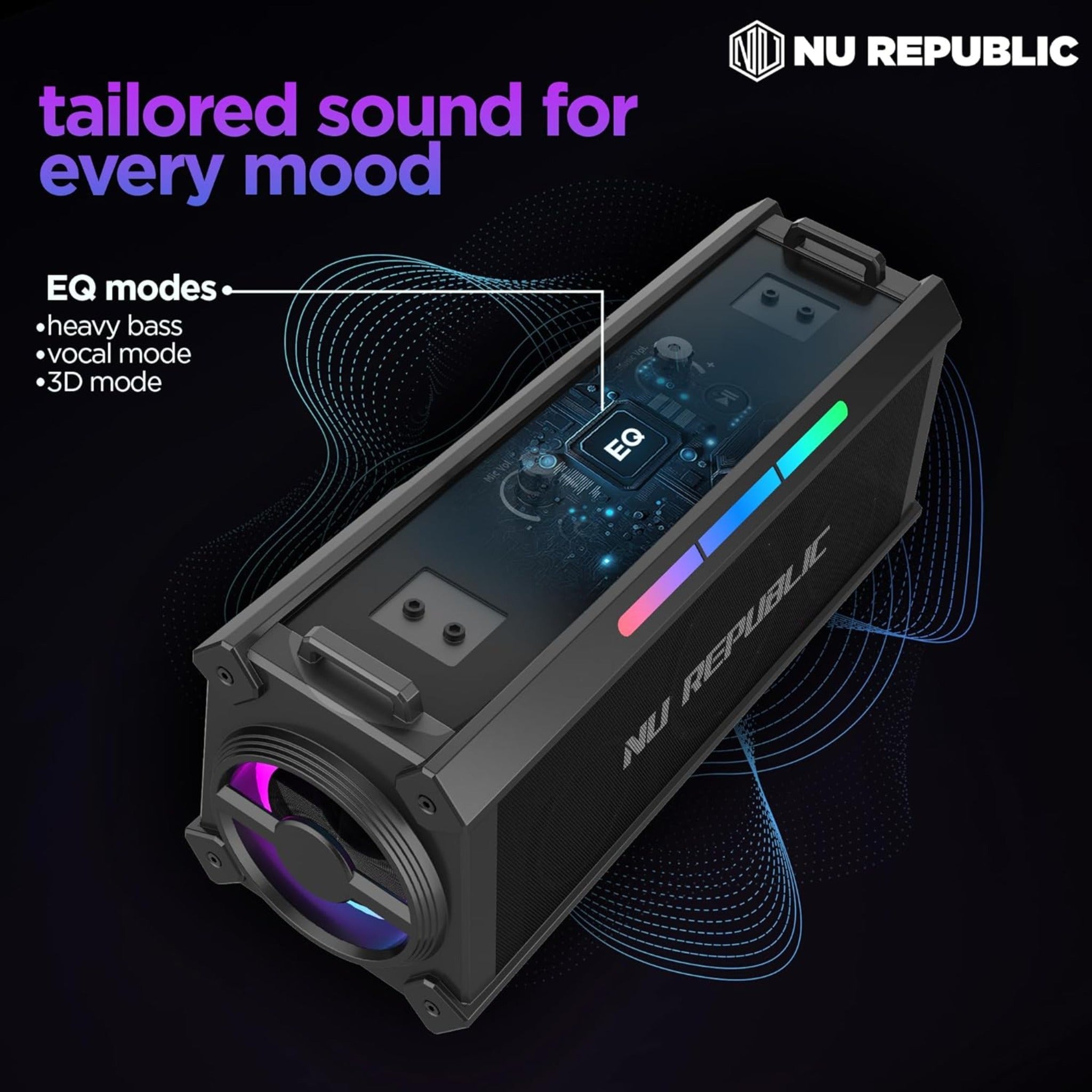 Nu Republic SonicPop 1200 BT Speaker