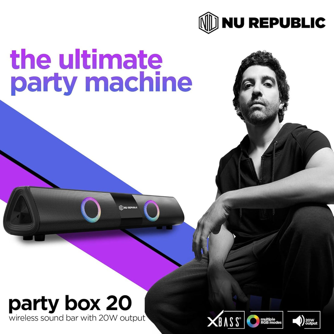 Nu Republic Partybox 20 Partybox/Soundbar