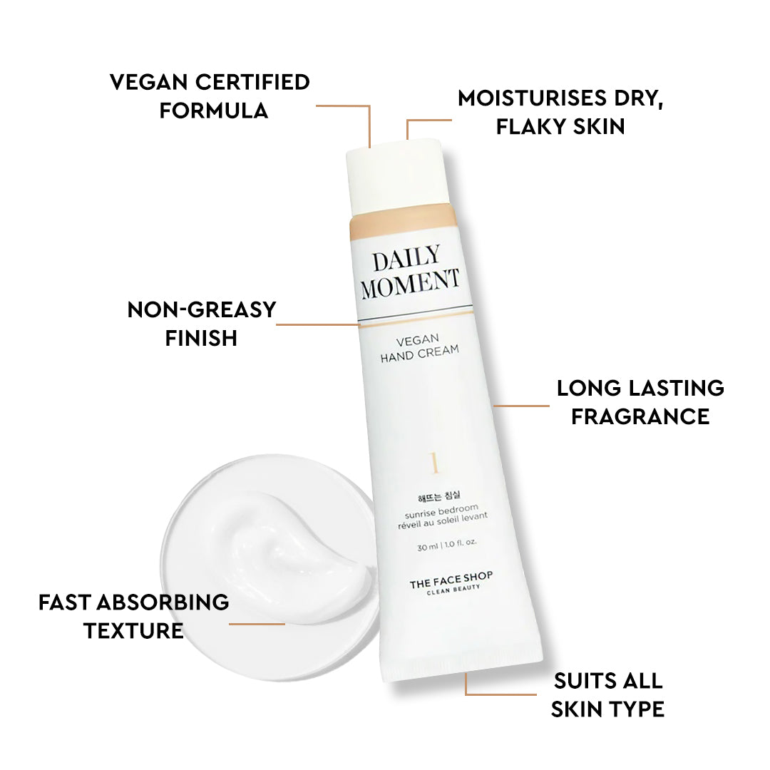 Daily Moment Vegan Hand Cream - 01 Sunrise Bedroom 30ml