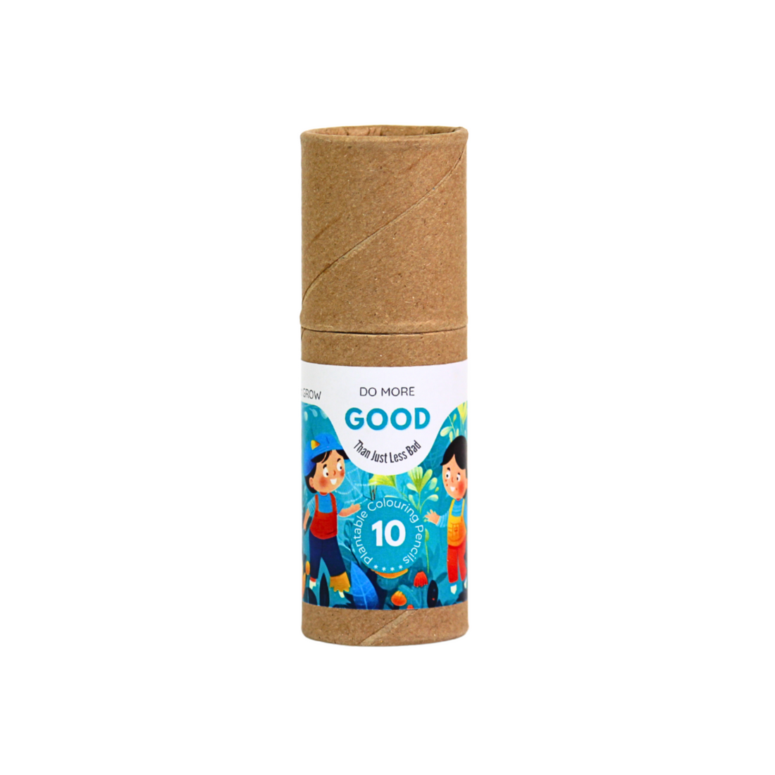 Anti-Plastic Mini Colouring Seed pencils (10 Pc )-BG07