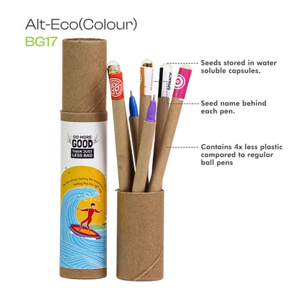 Alt-Eco(Colour) Seed coloured Ink Pen Set (7 Pc)-BG17