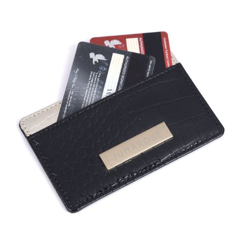 Faux Leather Card Holder