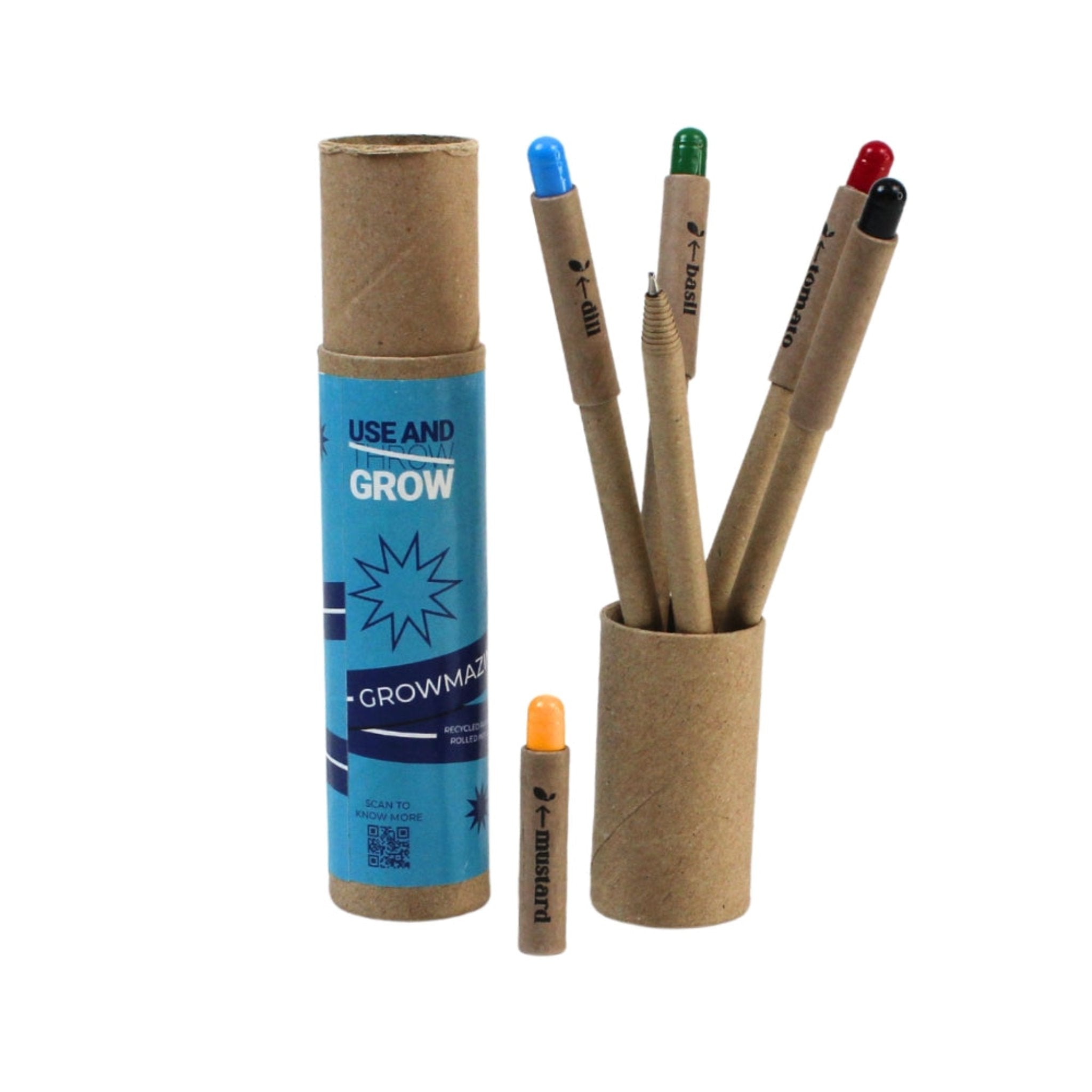 Growmazing Plantable Paper Pen Set ( 5 Pc )-GZ11