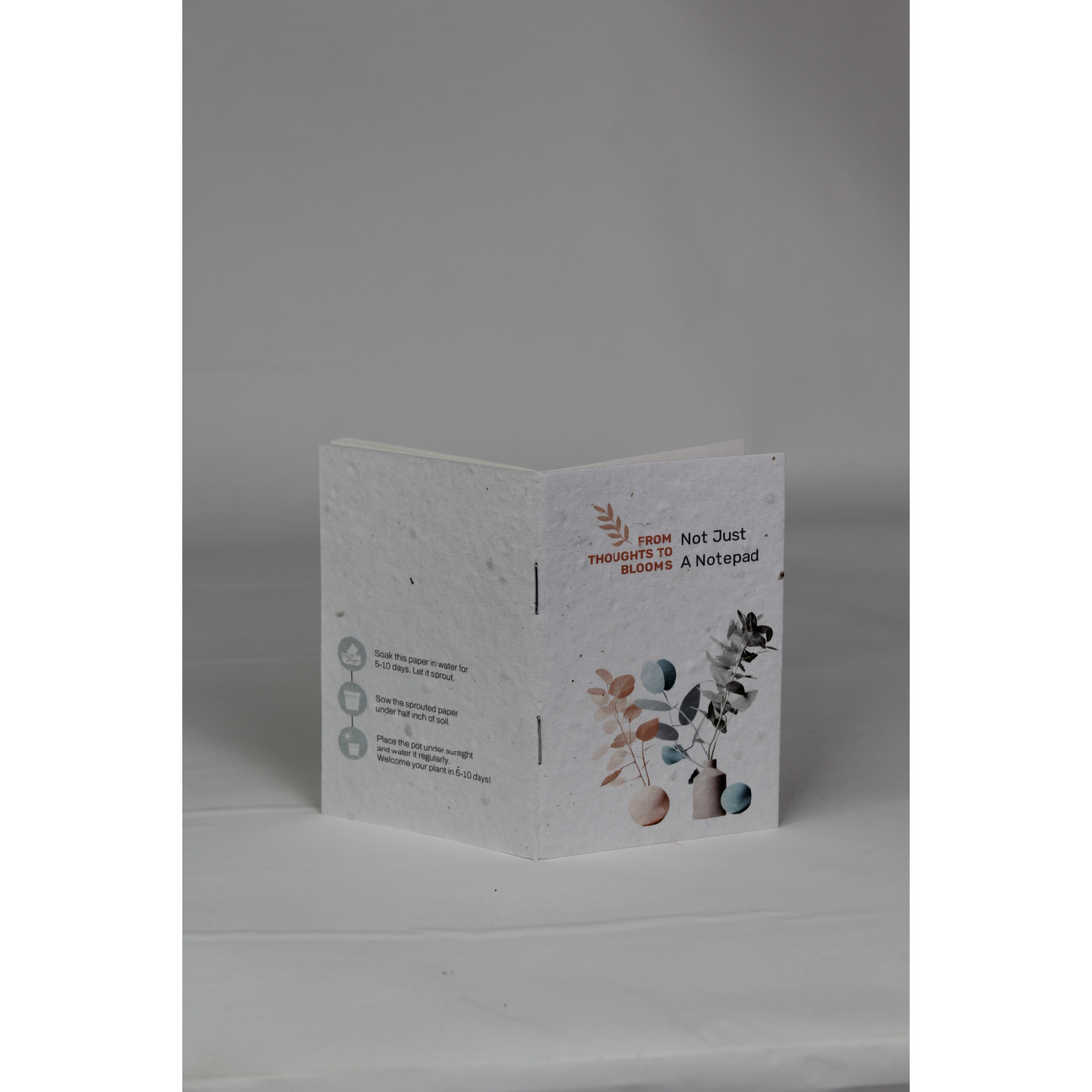 Scribble Mini Plantable Notepad Center Pin 3"x 5": 40p-BG21-P