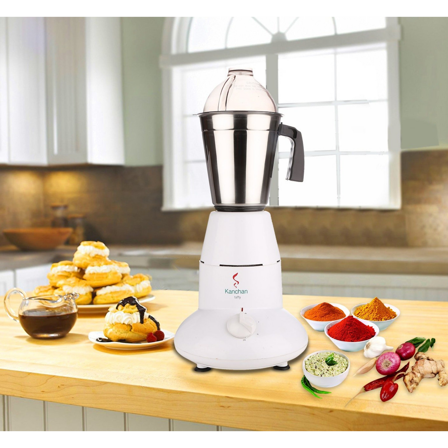 KANCHAN Taffy Mixer Grinder