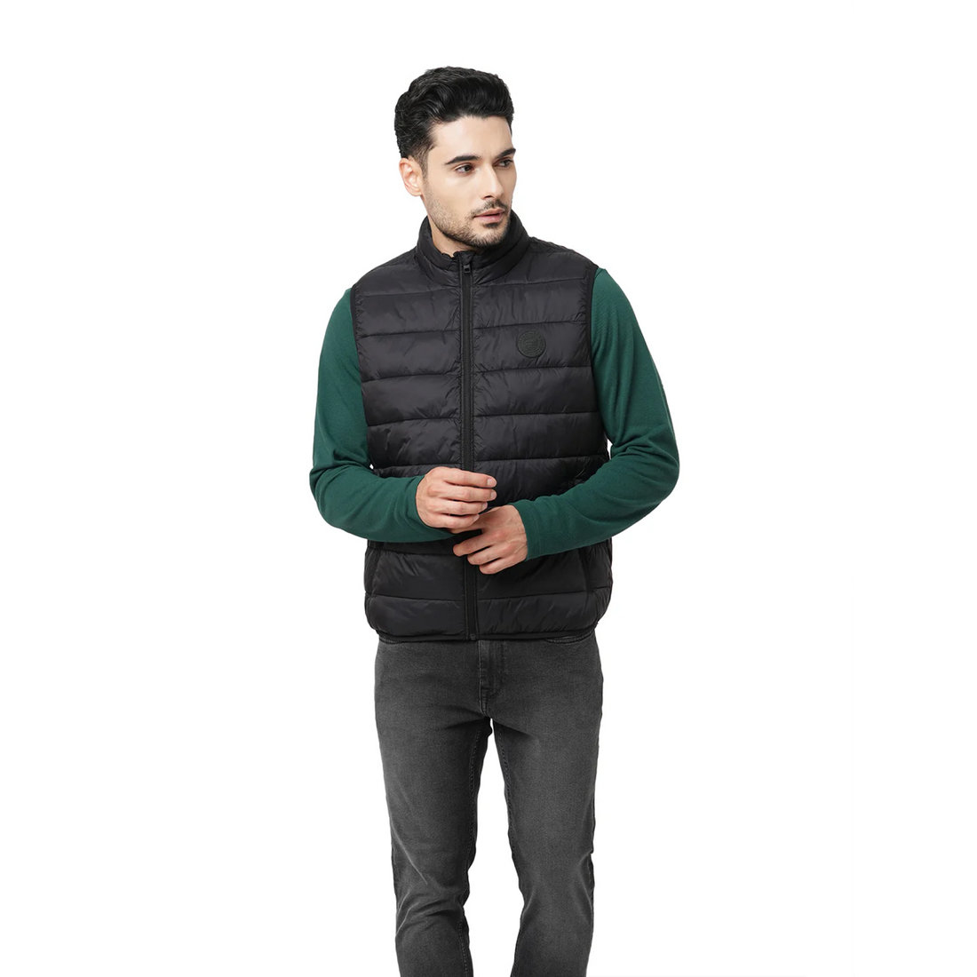 Jack & Jones Ethan Sleeveless Puffer Black