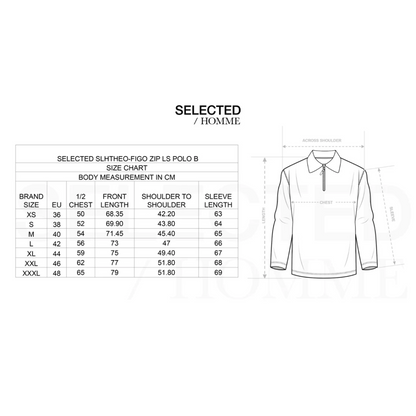 SELECTED HOMME SLHTHEO-FIGO ZIP LONG SLEEVES