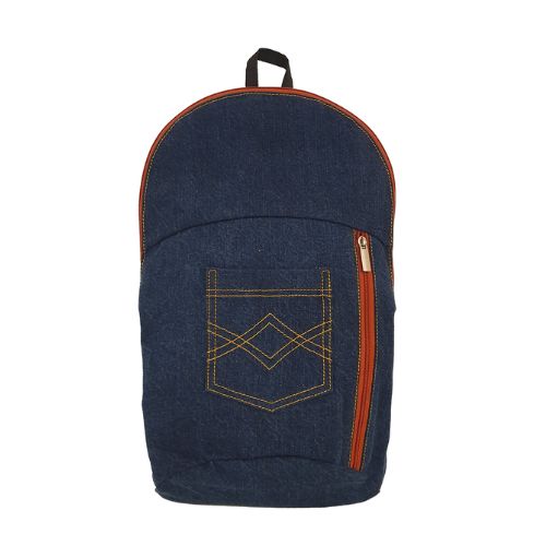 Rejean Small Bag Pack “ Rust Zip - Rj18