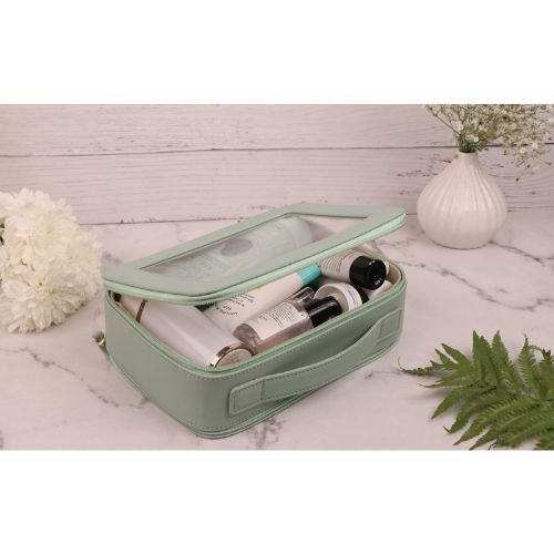 Soft Plush Makeup Organizer “ See Through