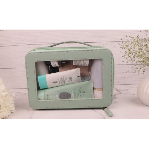 Soft Plush Makeup Organizer “ See Through