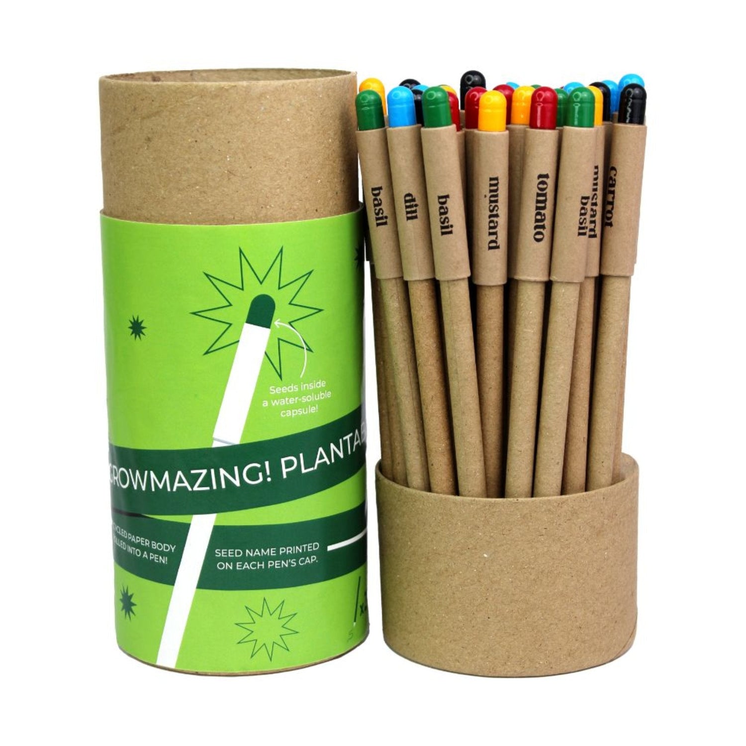 Eco Write Plantable Paper Pen Set ( 30 Pc)-GZ55